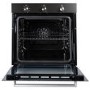 electriQ Plug In Fan Assisted Electric Single Oven - Dark Grey Steel