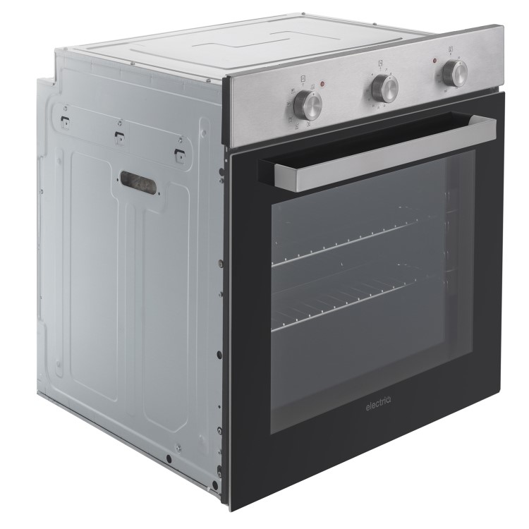 electriQ Plug In Fan Assisted Electric Single Oven - Stainless Steel