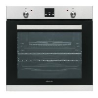 GRADE A2 - electriQ Extra Large 78 Litre Electric Built-in Stainless Steel Single Oven - Supplied with a plug
