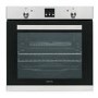 GRADE A2 - electriQ Extra Large 78 Litre Built-in Stainless Steel Single Oven - Supplied with a plug