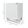 electriQ 95 Litre Integrated Under Counter Freezer