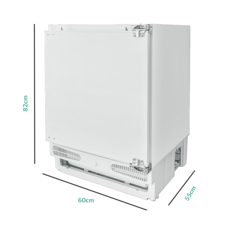 electriQ 95 Litre Integrated Under Counter Freezer
