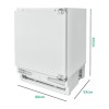 Refurbished electriQ 95 Litre Integrated Under Counter Freezer  60cm Wide - White
