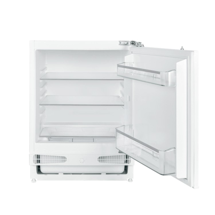 GRADE A3 - electriQ 133 Litre Integrated Under Counter Fridge A+ Energy Rating 60cm Wide - White