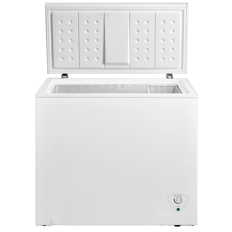 GRADE A1 - electriQ 198L Chest Freezer - White