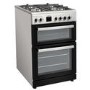 Refurbished electriQ 60cm Dual Fuel Cooker with Double Oven Stainless Steel