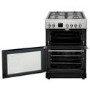 electriQ 60cm Dual Fuel Cooker - Stainless Steel