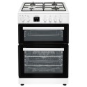 EQDFC360WH electriQ 60cm Dual Fuel Cooker - White