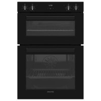 electriQ Built-In Electric Double Oven - Black