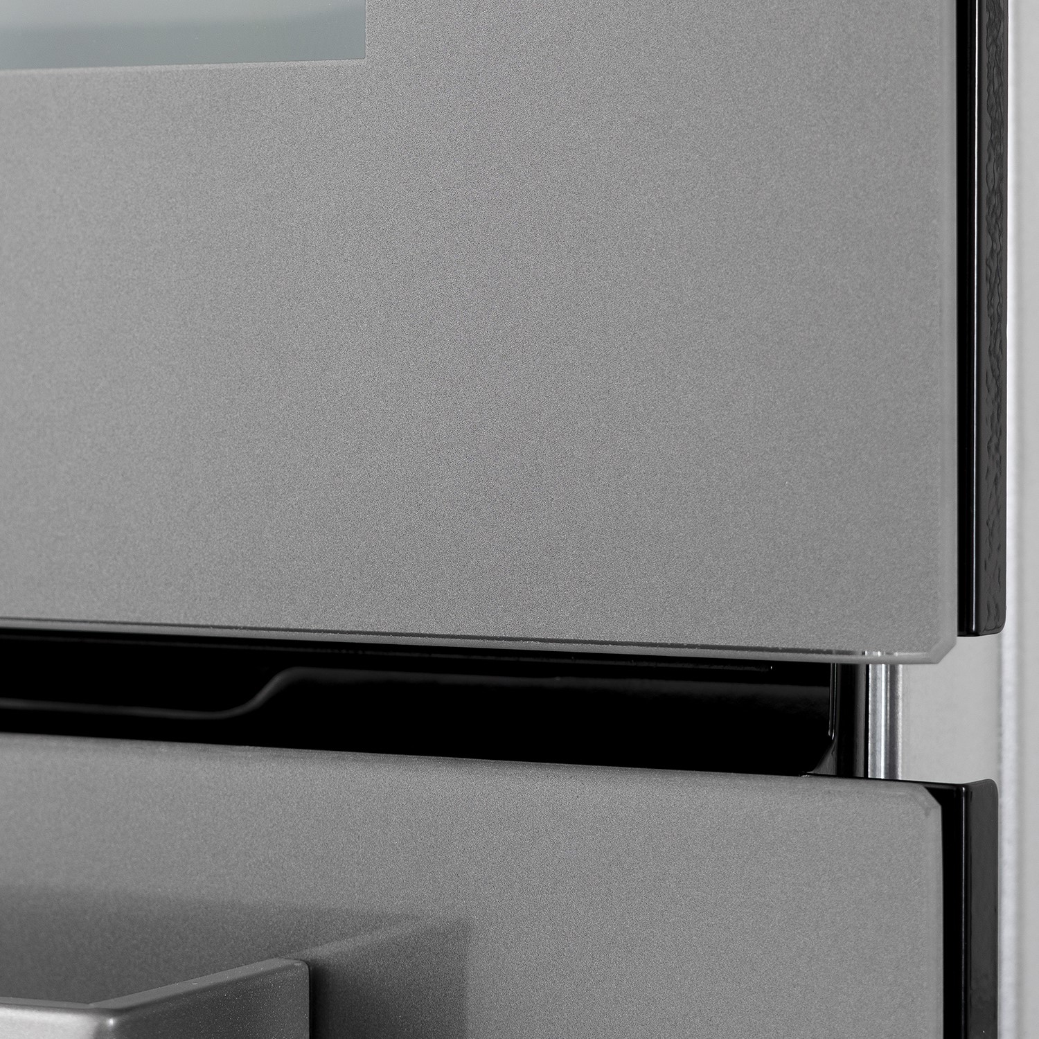 electriQ Electric Built In Double Oven Lunar Grey EQDO1LG