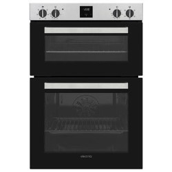 electriQ Built-In Electric Double Oven - Stainless Steel
