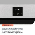 electriQ Built-In Electric Double Oven - Stainless Steel