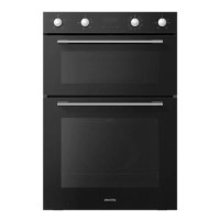 electriQ Built-In Electric Double Oven - Black