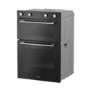 electriQ Built-In Electric Double Oven - Black