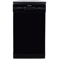 electriQ 10 Place Slimline Freestanding Dishwasher - Black