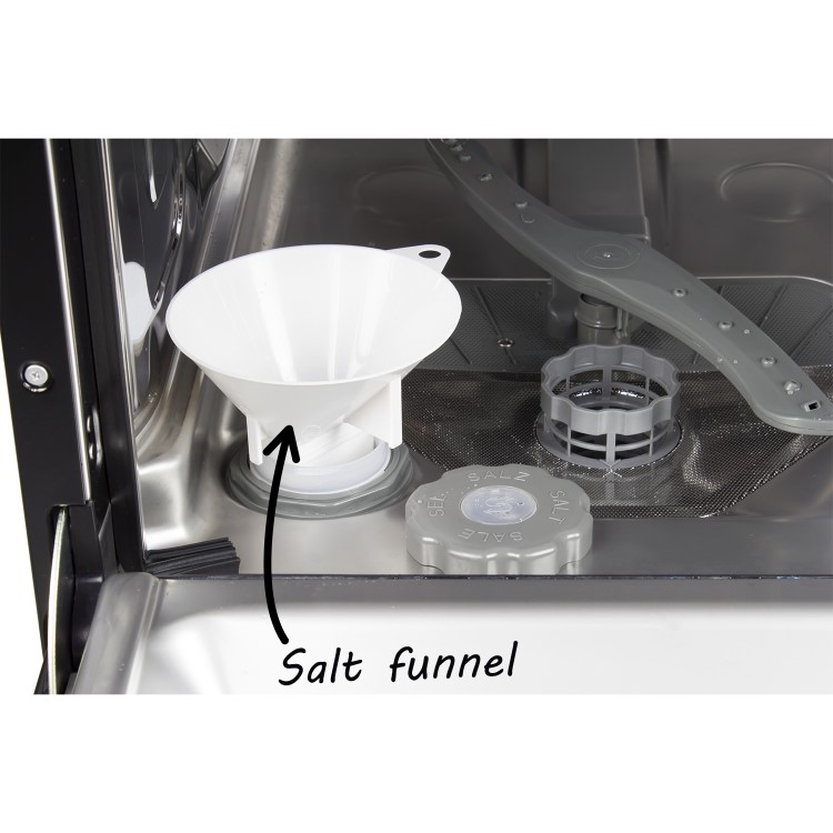Refurbished electriQ EQDW45BLACK 10 Place Freestanding Dishwasher Black