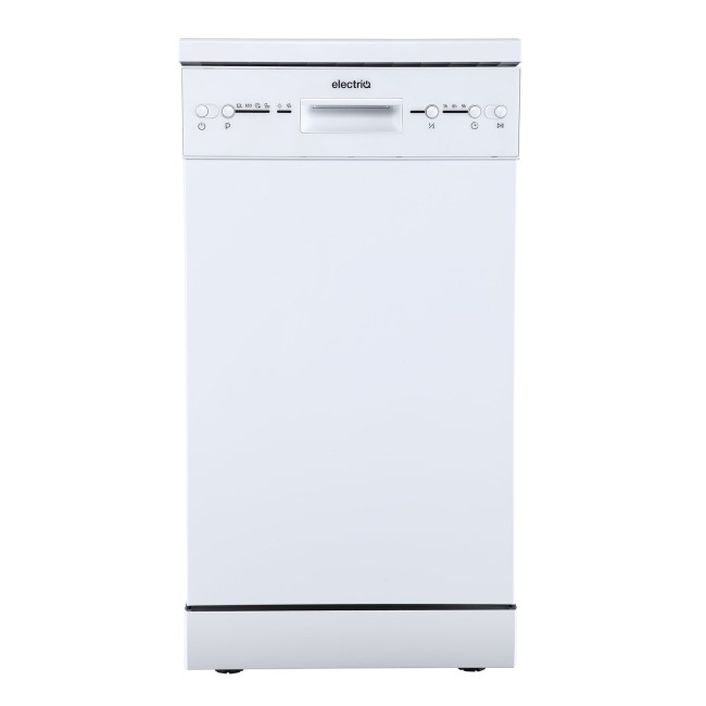electriQ 6 Place Settings Freestanding Dishwasher White EQDW45WH