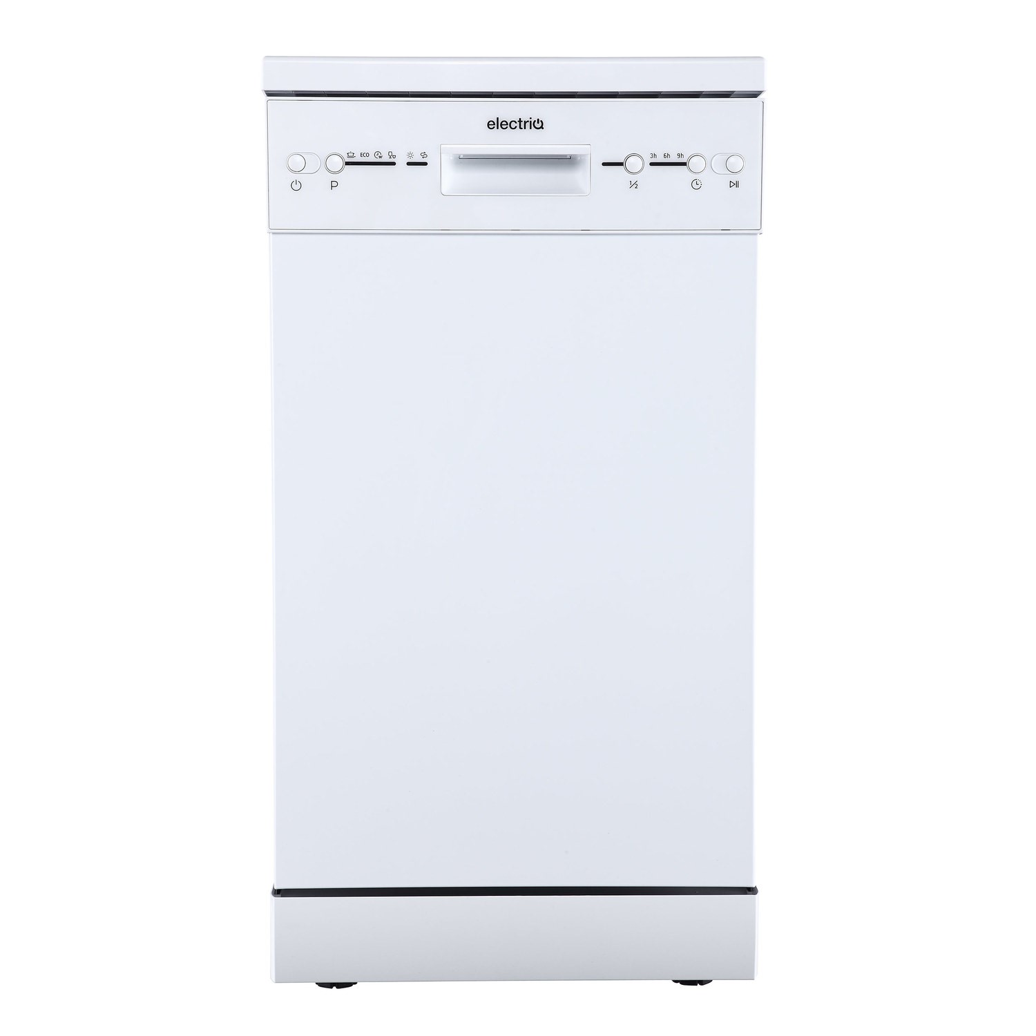 electriQ Slimline Freestanding Dishwasher - White