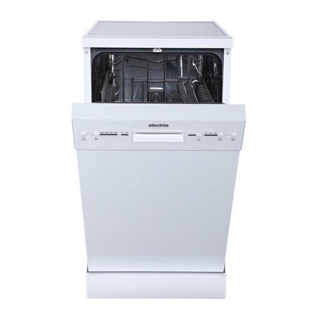GRADE A1 electriQ 10 Place Slimline Freestanding Dishwasher