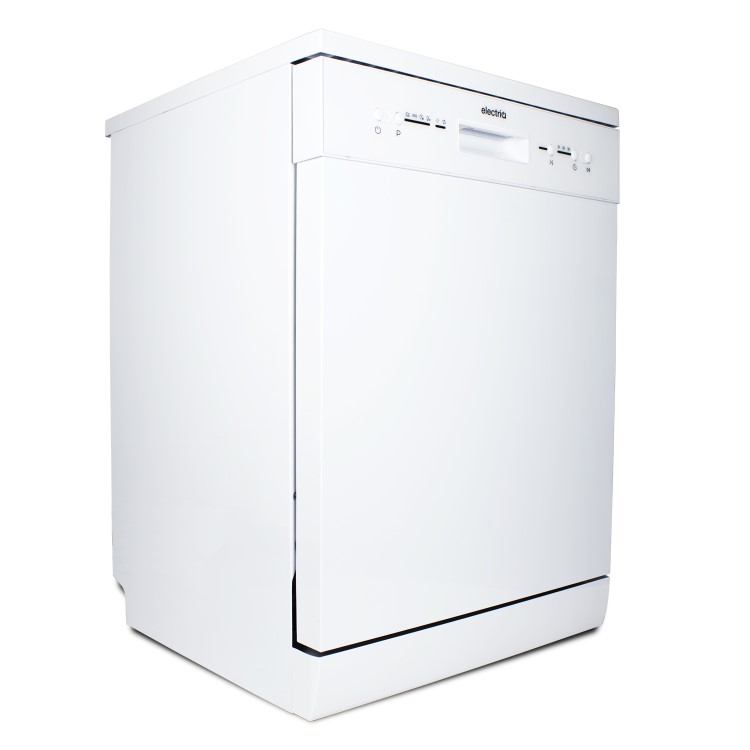 GRADE A3 - electriQ 14 Place Freestanding Dishwasher - White