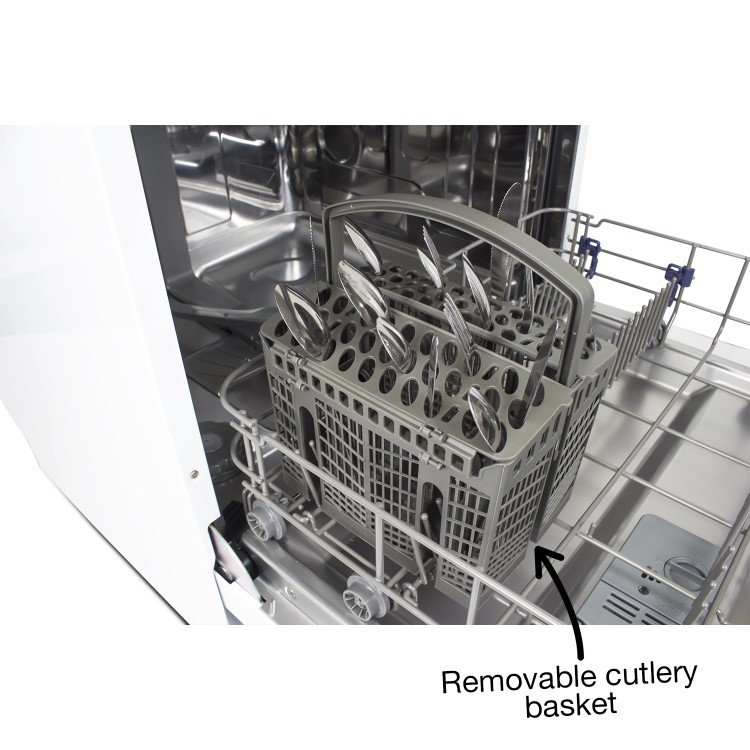 GRADE A3 - electriQ 14 Place Freestanding Dishwasher - White