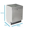 electriQ - 15 Place Settings Built In Dishwasher