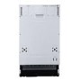 GRADE A2 - electriQ 10 Place Slimline Fully Integrated Dishwasher 