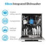 electriQ - 14 Place Settings Fully Integrated Dishwasher