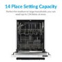 electriQ 14 Place Fully Integrated Dishwasher