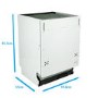 electriQ 14 Place Fully Integrated Dishwasher