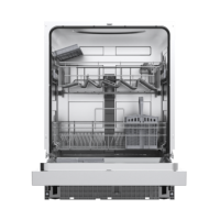 electriQ Semi-Integrated Dishwasher - Auto Wash Stainless Steel Control Panel