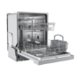 electriQ Semi-Integrated Dishwasher - Stainless Steel Control Panel