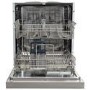 Refurbished electriQ EQDWSINT60 13 Place Semi Integrated Dishwasher Stainless steel