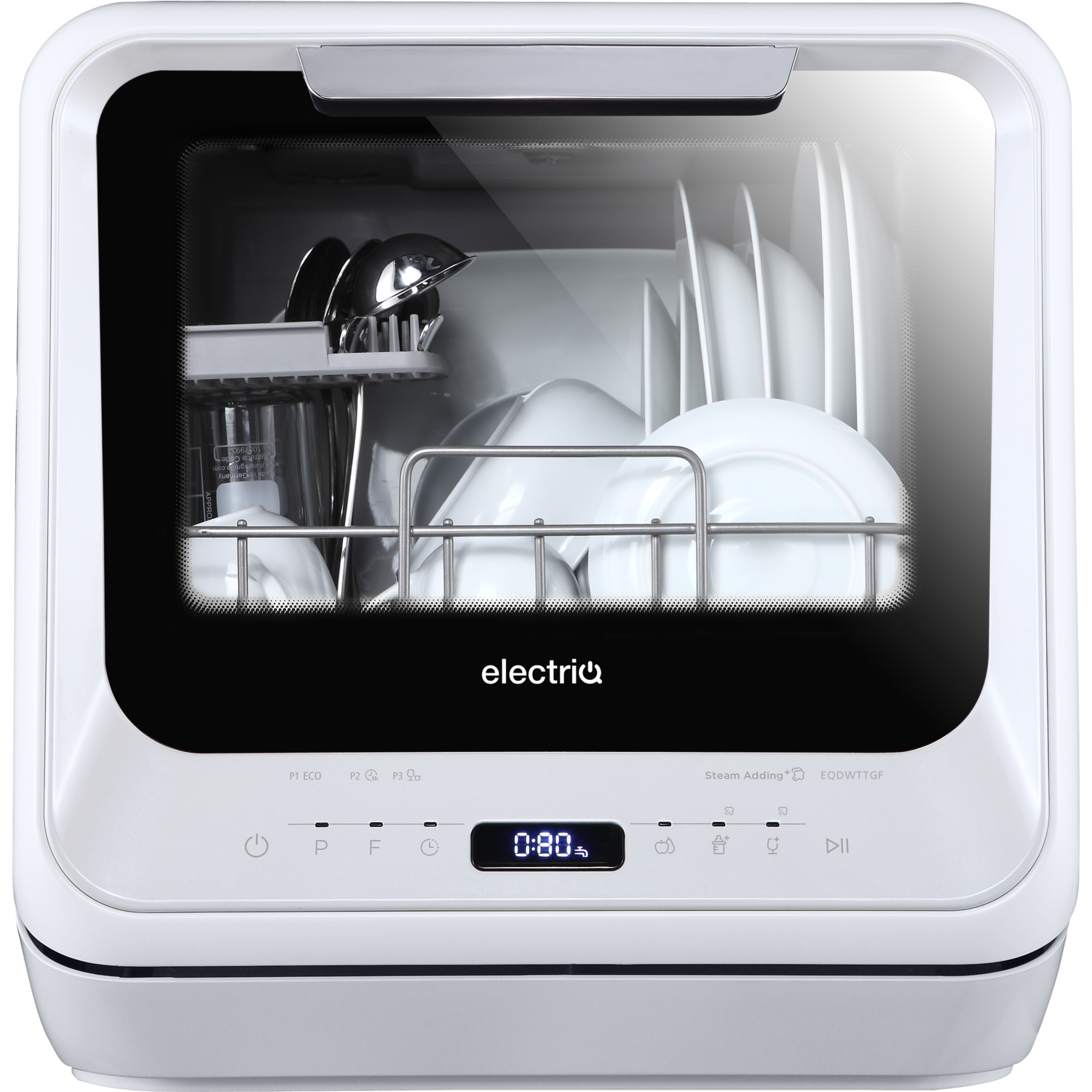 Electriq Freestanding Mini Table Top Dishwasher With Glass Front White 5056096063868 Ebay Electriq Freestanding Mini Table Top Dishwasher With Glass Front White 5056096063868 Ebay