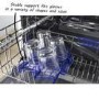 GRADE A2 - electriQ 6 Place Freestanding Compact Table Top Dishwasher - Silver