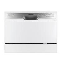 electriQ 6 Place Freestanding Compact Table Top Dishwasher - White