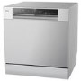 electriQ XL Mini Table Top Dishwasher - Silver