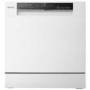 electriQ XL Mini Table Top Dishwasher - White