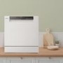 electriQ XL Mini Table Top Dishwasher - White