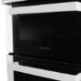 GRADE A1 - ElectriQ 50cm Electric Twin Cavity Cooker With Ceramic Hob  - White