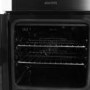 GRADE A1 - ElectriQ 50cm Electric Twin Cavity Cooker With Ceramic Hob  - White