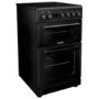 Refurbished electriQ 50cm Double Cavity Electric Cooker - Black