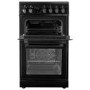 Refurbished electriQ 50cm Double Cavity Electric Cooker - Black
