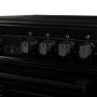 Refurbished electriQ 50cm Double Cavity Electric Cooker - Black