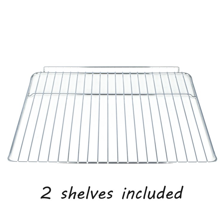 GRADE A1 - electriQ 50cm Electric Cooker with Single Oven and Solid Hotplate in White