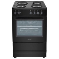electriQ 60cm Electric Cooker with Sealed Plate Hob - Black electriQ 60cm Electric Cooker with Sealed Plate Hob - Black