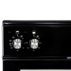 Refurbished electriQ EQEC60B5 60cm Double Oven Electric Cooker With Ceramic Hob Black