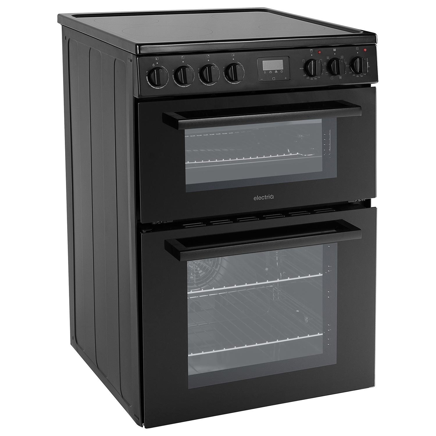 Refurbished electriQ EQEC60IK 60cm Double Oven Electric Cooker with ...
