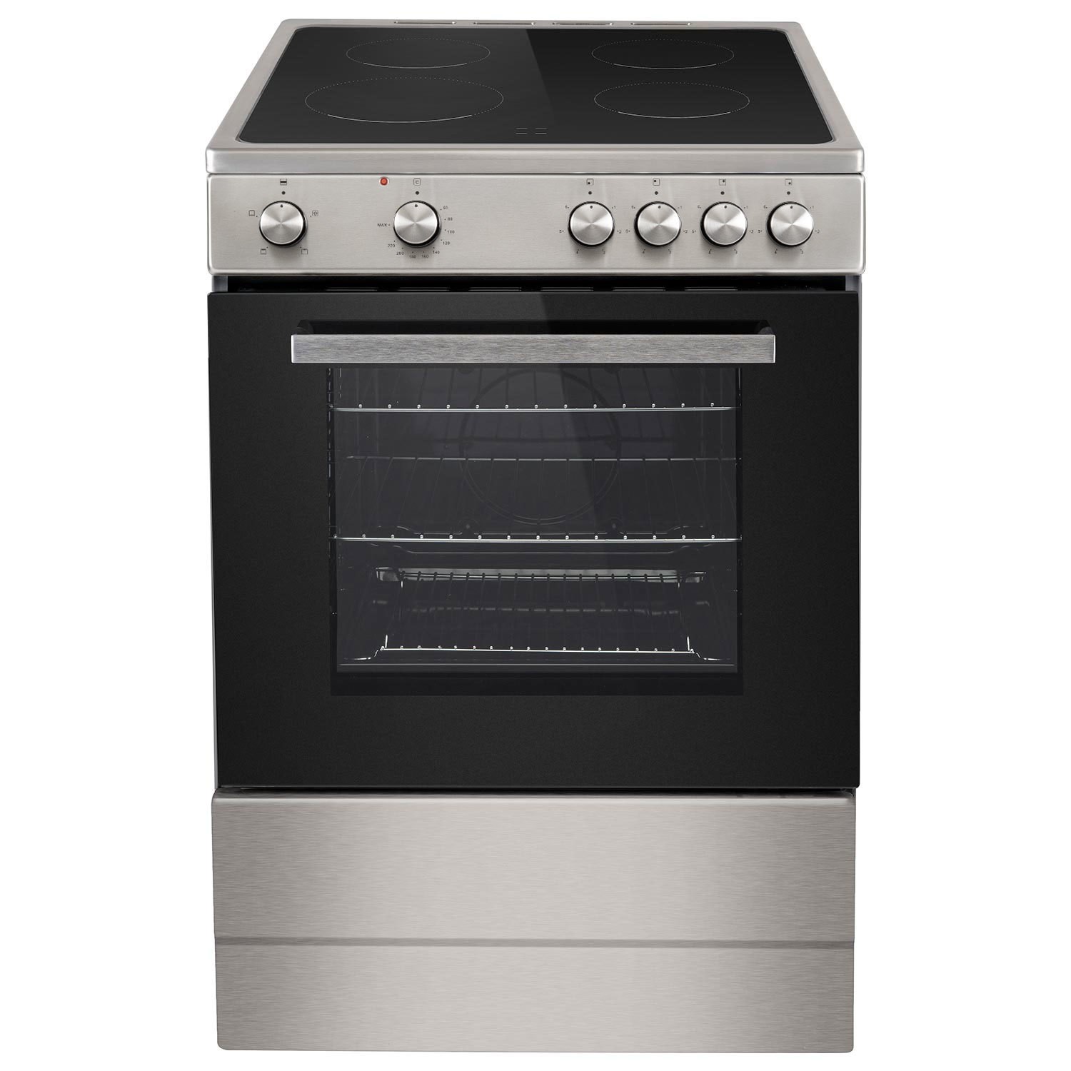 electriQ 60cm Electric Cooker - Stainless Steel EQEC60S1CERAMIC ...