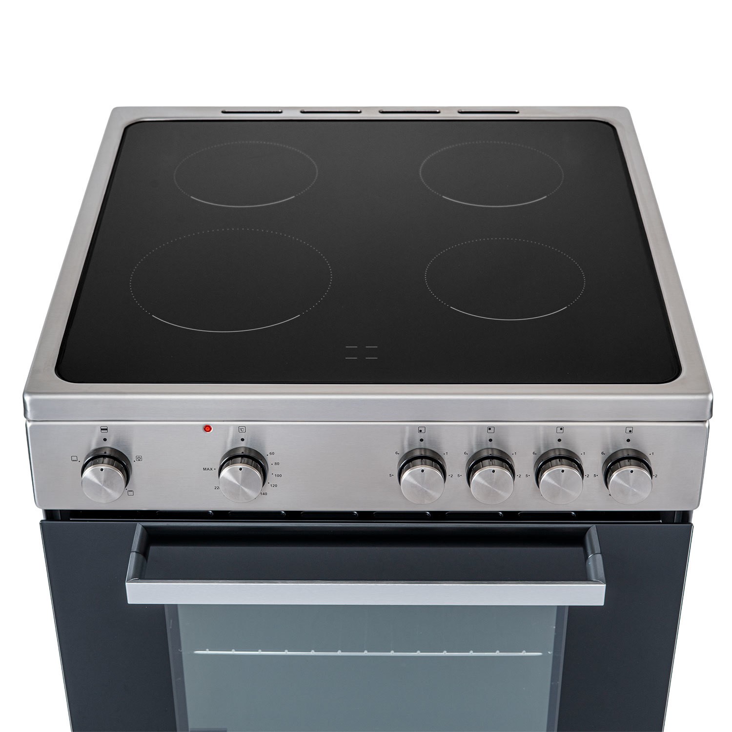 electriQ 60cm Electric Cooker - Stainless Steel EQEC60S1CERAMIC ...